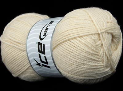 4x100gr. CLASSIC DK Akrilik Koyu Krem Kışlık, Düz iplikler, 100% Akrilik