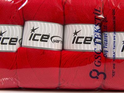 4x100gr. CLASSIC DK Akrilik Koyu Fuşya Kışlık, Düz iplikler, 100% Akrilik