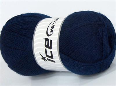 4x100gr. CLASSIC DK Akrilik Koyu laci Kışlık, Düz iplikler, 100% Akrilik