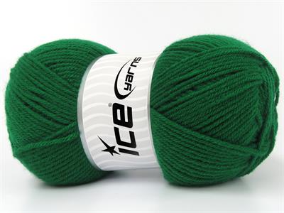 4x100gr. CLASSIC DK Akrilik Yeşil Kışlık, Düz iplikler, 100% Akrilik