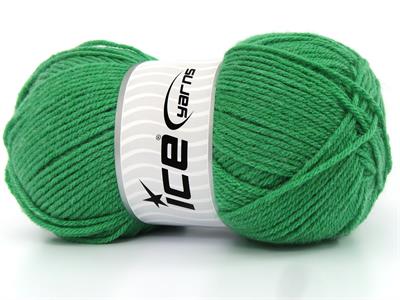 4x100gr. CLASSIC DK Akrilik Yeşil Kışlık, Düz iplikler, 100% Akrilik