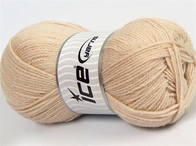 4x100gr. CLASSIC DK Akrilik Açık Bej Kışlık, Düz iplikler, 100% Akrilik