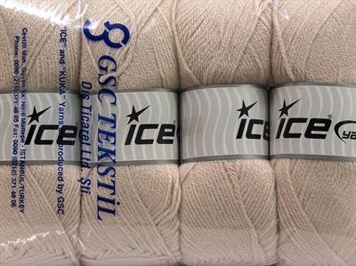 4x100gr. CLASSIC DK Akrilik Açık Bej Kışlık, Düz iplikler, 100% Akrilik