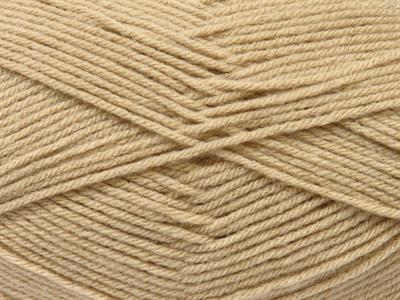 4x100gr. CLASSIC DK Akrilik Açık Kamel Kışlık, Düz iplikler, 100% Akrilik