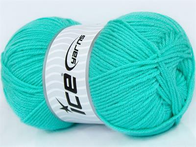 4x100gr. CLASSIC DK Akrilik Açık Yeşil Kışlık, Düz iplikler, 100% Akrilik