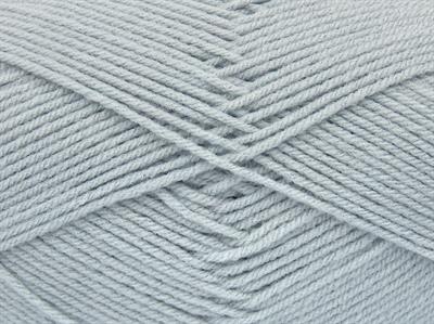 4x100gr. CLASSIC DK Akrilik Açık Gri Kışlık, Düz iplikler, 100% Akrilik
