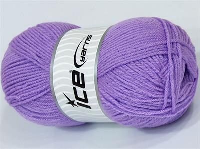 4x100gr. CLASSIC DK Akrilik Açık Lila Kışlık, Düz iplikler, 100% Akrilik