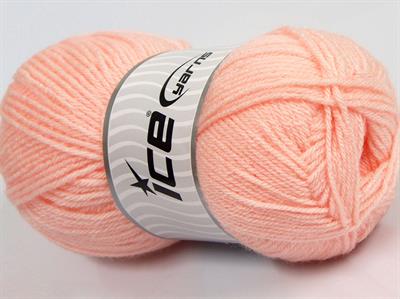 4x100gr. CLASSIC DK Akrilik Açık Pembe Kışlık, Düz iplikler, 100% Akrilik