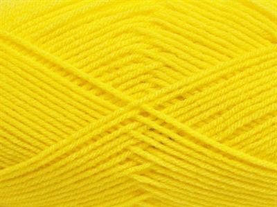 4x100gr. CLASSIC DK Akrilik Neon Sarı Kışlık, Düz iplikler, 100% Akrilik