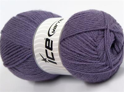 4x100gr. CLASSIC DK Akrilik Mor Kışlık, Düz iplikler, 100% Akrilik