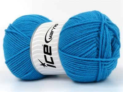 4x100gr. CLASSIC DK Akrilik Turkuaz Kışlık, Düz iplikler, 100% Akrilik