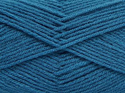 4x100gr. CLASSIC DK Akrilik Turkuaz Kışlık, Düz iplikler, 100% Akrilik