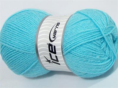 4x100gr. CLASSIC DK Akrilik Turkuaz Kışlık, Düz iplikler, 100% Akrilik
