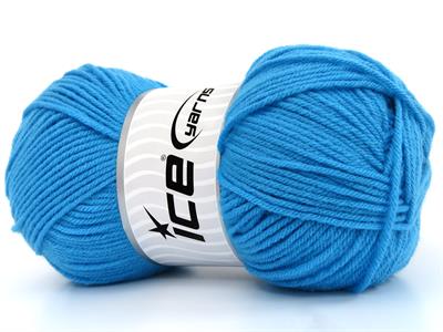 4x100gr. CLASSIC DK Akrilik Turkuaz Kışlık, Düz iplikler, 100% Akrilik