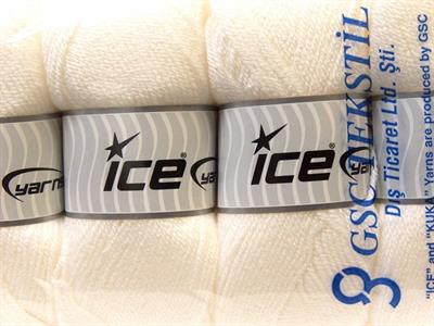 4x100gr. CLASSIC DK Akrilik Beyaz Kışlık, Düz iplikler, 100% Akrilik