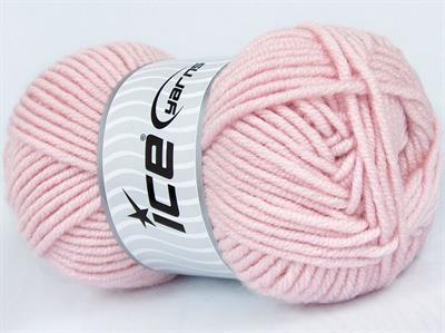 Lot of 4 x 100gr Skeins Ice Yarns CLASSIC WOOL BULKY (25% Wool) Yarn Baby Pink