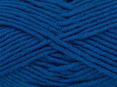 Lot of 4 x 100gr Skeins Ice Yarns CLASSIC WOOL BULKY (25% Wool) Yarn Blue