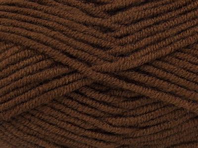Lot of 4 x 100gr Skeins Ice Yarns CLASSIC WOOL BULKY (25% Wool) Yarn Brown