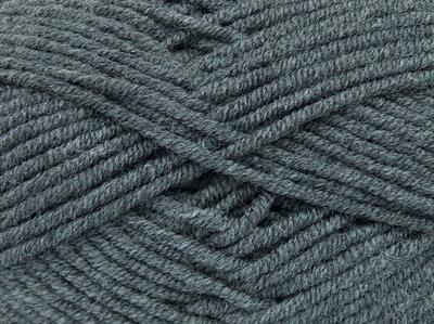 Lot of 4 x 100gr Skeins Ice Yarns CLASSIC WOOL BULKY (25% Wool) Yarn Grey