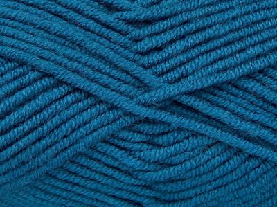 Lot of 4 x 100gr Skeins Ice Yarns CLASSIC WOOL BULKY (25% Wool) Yarn Jeans Blue