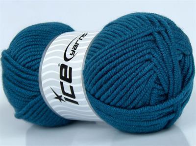 Lot of 4 x 100gr Skeins Ice Yarns CLASSIC WOOL BULKY (25% Wool) Yarn Jeans Blue