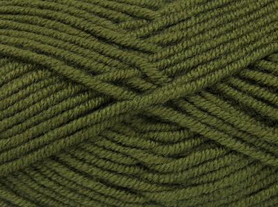 Lot of 4 x 100gr Skeins Ice Yarns CLASSIC WOOL BULKY (25% Wool) Yarn Khaki