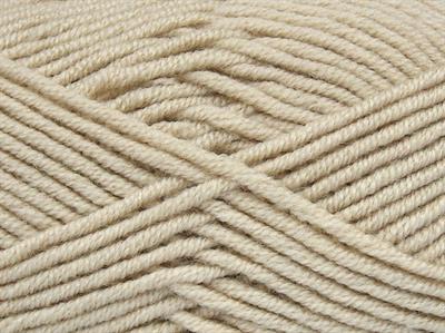 Lot of 4 x 100gr Skeins Ice Yarns CLASSIC WOOL BULKY (25% Wool) Yarn Light Beige