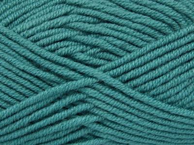 Lot of 4 x 100gr Skeins Ice Yarns CLASSIC WOOL BULKY (25% Wool) Yarn Light Turquoise