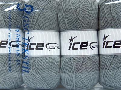 4x100gr. CLASSIC WOOL LIGHT Yün, Akrilik Gri Kışlık, Yün, Düz iplikler