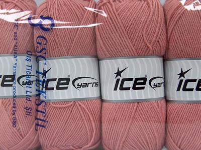 4x100gr. CLASSIC WOOL LIGHT Yün, Akrilik Açık Pembe Kışlık, Yün, Düz iplikler