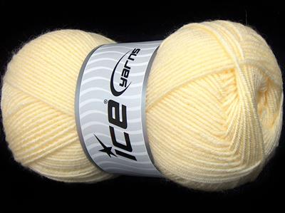 4x100gr. CLASSIC WOOL LIGHT Yün, Akrilik Açık Sarı Kışlık, Yün, Düz iplikler