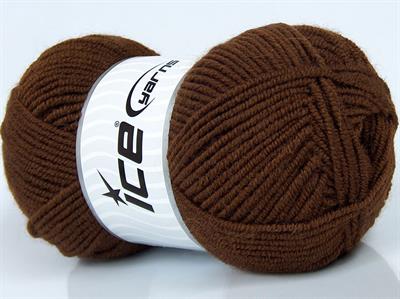 4x100gr. CLASSIC WOOL WORSTED Yün, Akrilik Kahverengi Kışlık, Yün, Düz iplikler, Worsted