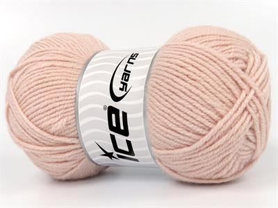 4x100gr. CLASSIC WOOL WORSTED Yün, Akrilik Pudra Pembe Kışlık, Yün, Düz iplikler, Worsted