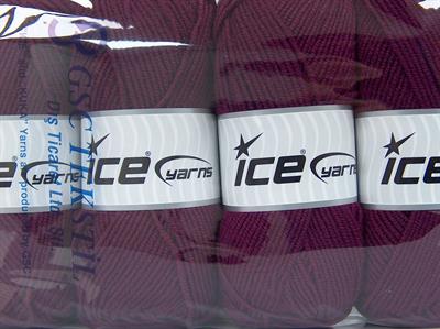 4x100gr. CLASSIC WOOL WORSTED Yün, Akrilik Mor Kışlık, Yün, Düz iplikler, Worsted