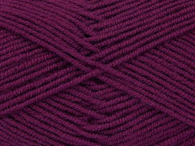 4x100gr. CLASSIC WOOL WORSTED Yün, Akrilik Mor Kışlık, Yün, Düz iplikler, Worsted