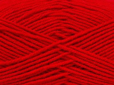 4x100gr. CLASSIC WOOL WORSTED Yün, Akrilik Kırmızı Kışlık, Yün, Düz iplikler, Worsted