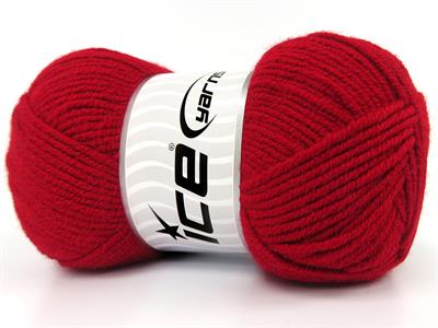 4x100gr. CLASSIC WOOL WORSTED Yün, Akrilik Kırmızı Kışlık, Yün, Düz iplikler, Worsted