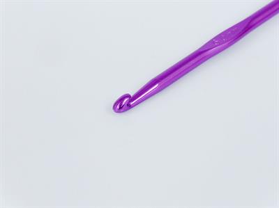 Color Aluminum Crochet Hooks - 15 cm . 6 mm (US 10)