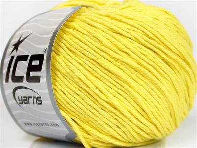 4x100gr. COTTON BAMBOO LIGHT Pamuk, Bambu Sarı Yazlık İplikler, Pamuk, Bambu