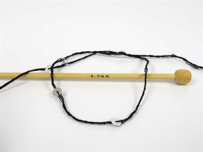 4x50gr. COTTON PAILLETTE Pamuk Siyah Metalik Simli, Yazlık İplikler, Pamuk, Boncuklu Pullu