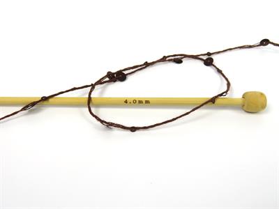 4x50gr. COTTON PAILLETTE Pamuk Kahverengi Metalik Simli, Yazlık İplikler, Pamuk, Boncuklu Pullu