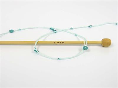 4x50gr. COTTON PAILLETTE Pamuk Nane Yeşil Metalik Simli, Yazlık İplikler, Pamuk, Boncuklu Pullu