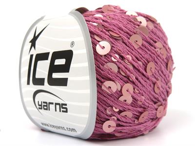 4x50gr. COTTON PAILLETTE Pamuk Orkide Metalik Simli, Yazlık İplikler, Pamuk, Boncuklu Pullu