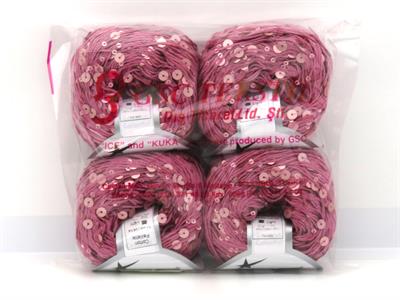 4x50gr. COTTON PAILLETTE Pamuk Orkide Metalik Simli, Yazlık İplikler, Pamuk, Boncuklu Pullu