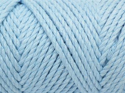 1x250gr. COTTON ROPE Pamuk Bebe Mavisi Yazlık İplikler, Pamuk, Çok Kalın, %100 Pamuk