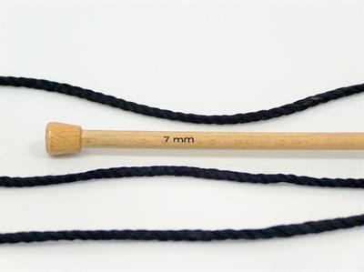 1x250gr. COTTON ROPE Pamuk Siyah Yazlık İplikler, Pamuk, Çok Kalın, %100 Pamuk