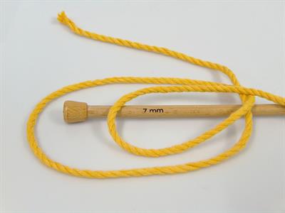 1x250gr. COTTON ROPE Pamuk Koyu sarı Yazlık İplikler, Pamuk, Çok Kalın, %100 Pamuk