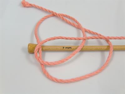 1x250gr. COTTON ROPE Pamuk Açık Somon Yazlık İplikler, Pamuk, Çok Kalın, %100 Pamuk
