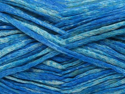 Lot of 4 x 100gr Skeins Ice Yarns COTTON SPLASH (100% Cotton) Yarn Turquoise Shades Green