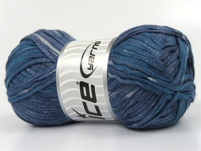 Lot of 4 x 100gr Skeins Ice Yarns COTTON SPLASH (100% Cotton) Yarn Blue Shades Turquoise